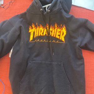 Black thrasher hoodie